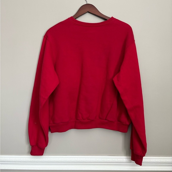 Red Vancouver Women's Sweatshirt | Hollister - Picture 2 of 3